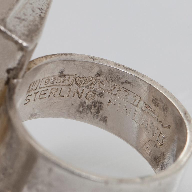 Björn Weckström, ring, "At the gate of eternity", silver.