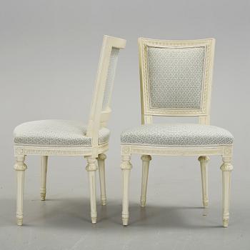 STOLAR, 10 st. Gustaviansk stil, 1900-talets andra hälft.