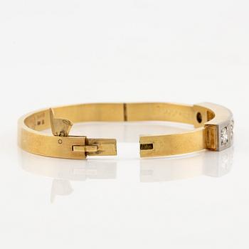 Wiwen Nilsson, Wiwen Nilsson, a bracelet, 18K gold with round brilliant-cut diamonds, Lund 1962.