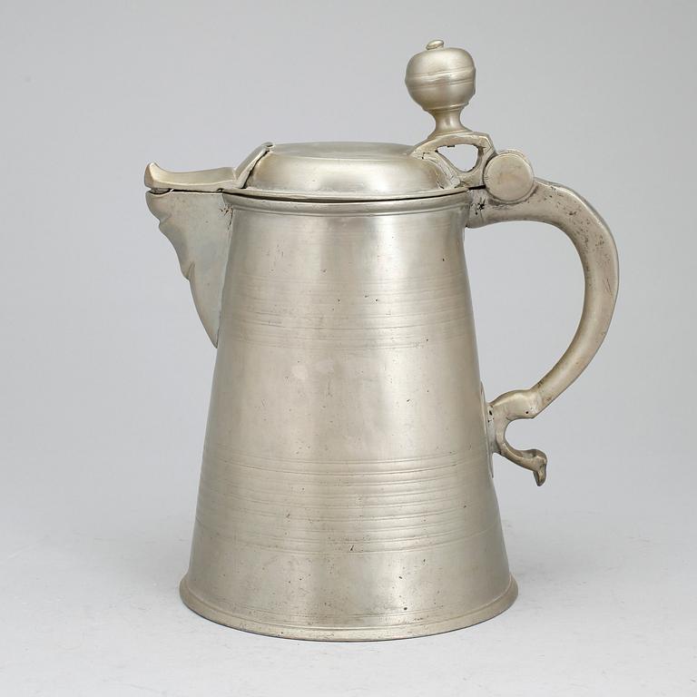 SKÄNKSTOP, tenn. Gudmund Östling, Vimmerby, 1780.