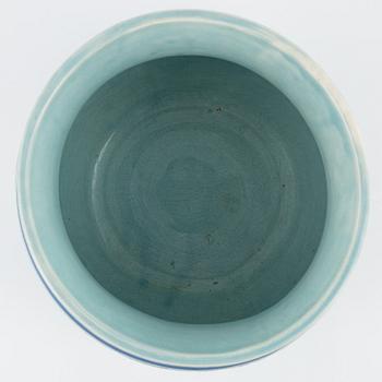 Josef Ekberg, a 'Sgrafitto' pot, stoneware, Gustafsberg, Sweden, 1918.