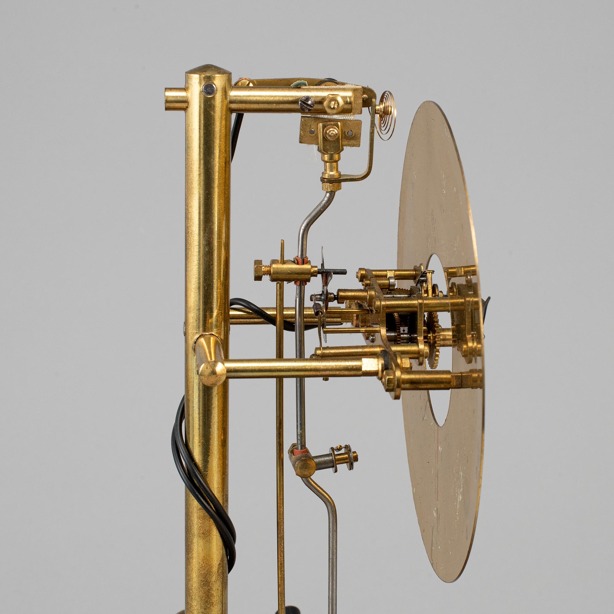 A 20th century table clock.