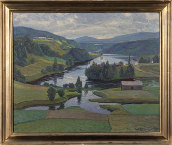 Carl Johansson, River Landscape.