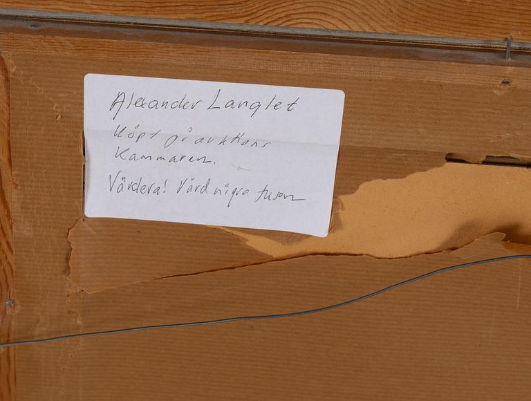 Alexander Langlet, Karoliner i snö,.