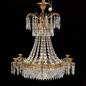A late 20th century chandelier.
