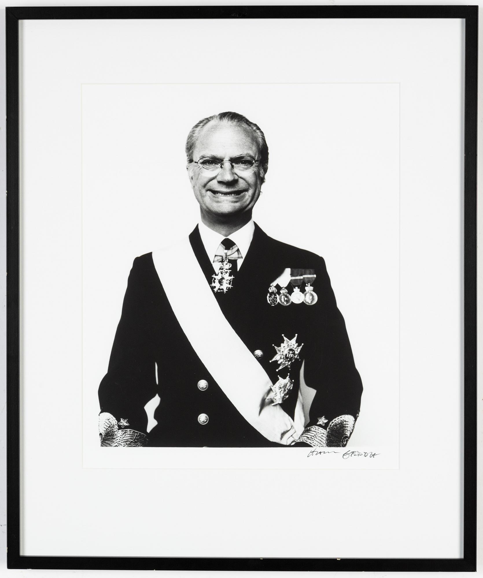 Hans Gedda, fotografi signerad.