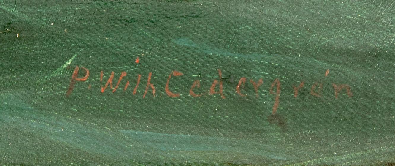 Per Wilhelm Cedergren, oil on canvas, signed.