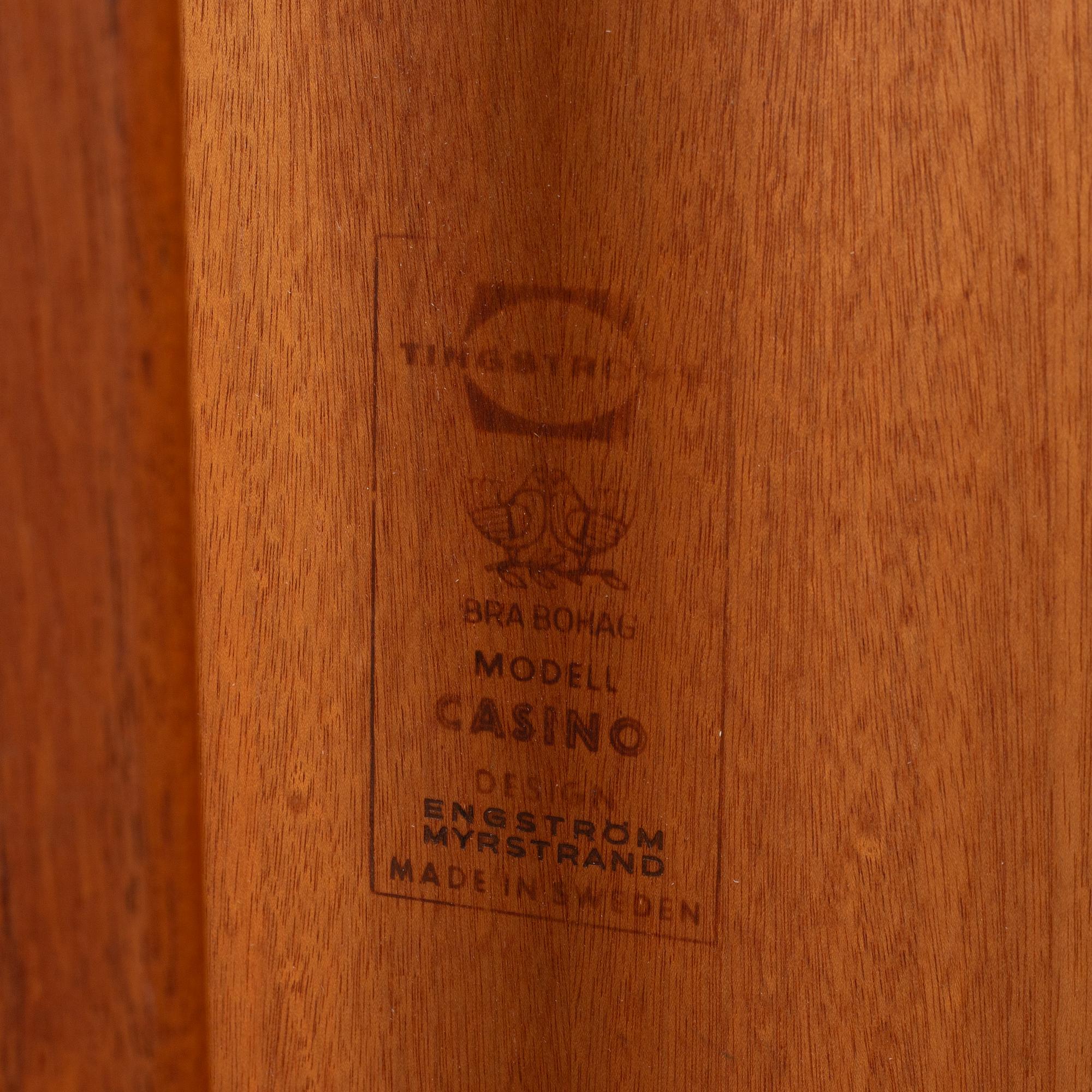 Engström & Myrstrand, bord, ett par, "Casino", Tingströms.