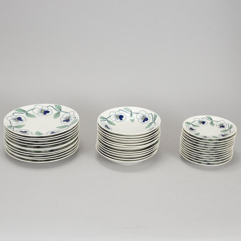 SYLVIA LEUCHOVIUS, servis, 60 delar, porslin, "Sylvia", jubileumsservis, Rörstrand.