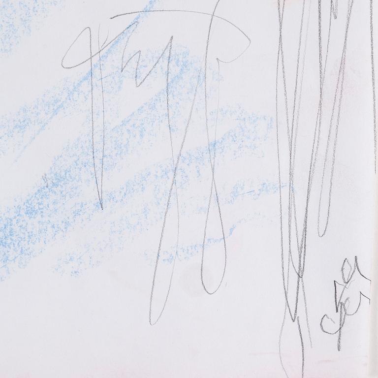 EDDIE FIGGE, pastel, signed and dated 1999.