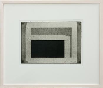 ALF LINDER, 2 st, blandteknik, sign o dat- 03.
