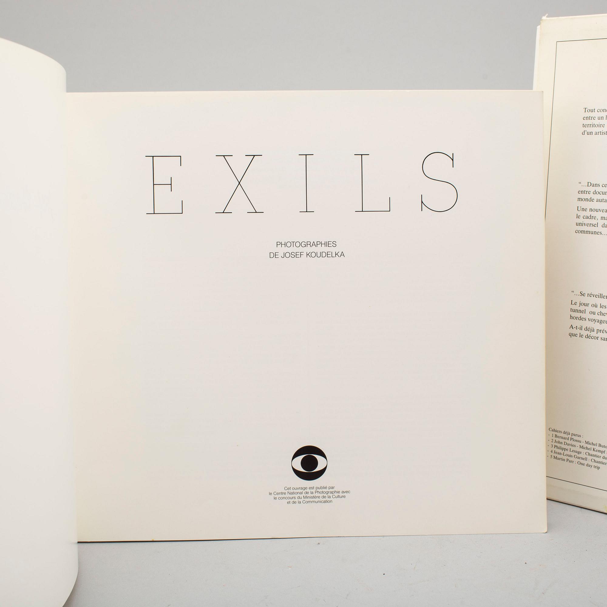 PHOTOBOOKS, 2 books by Josef Kodelka.