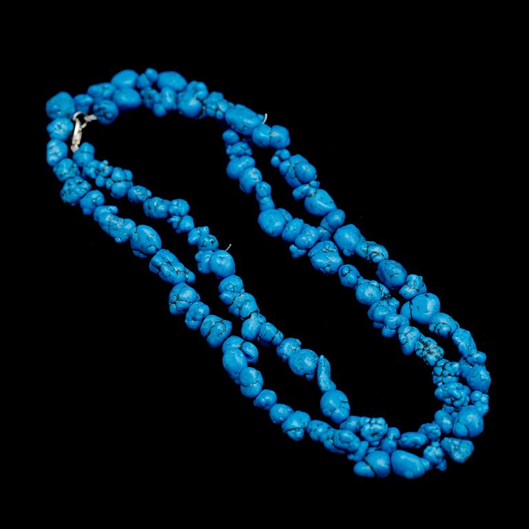 COLLIER, turkoser.