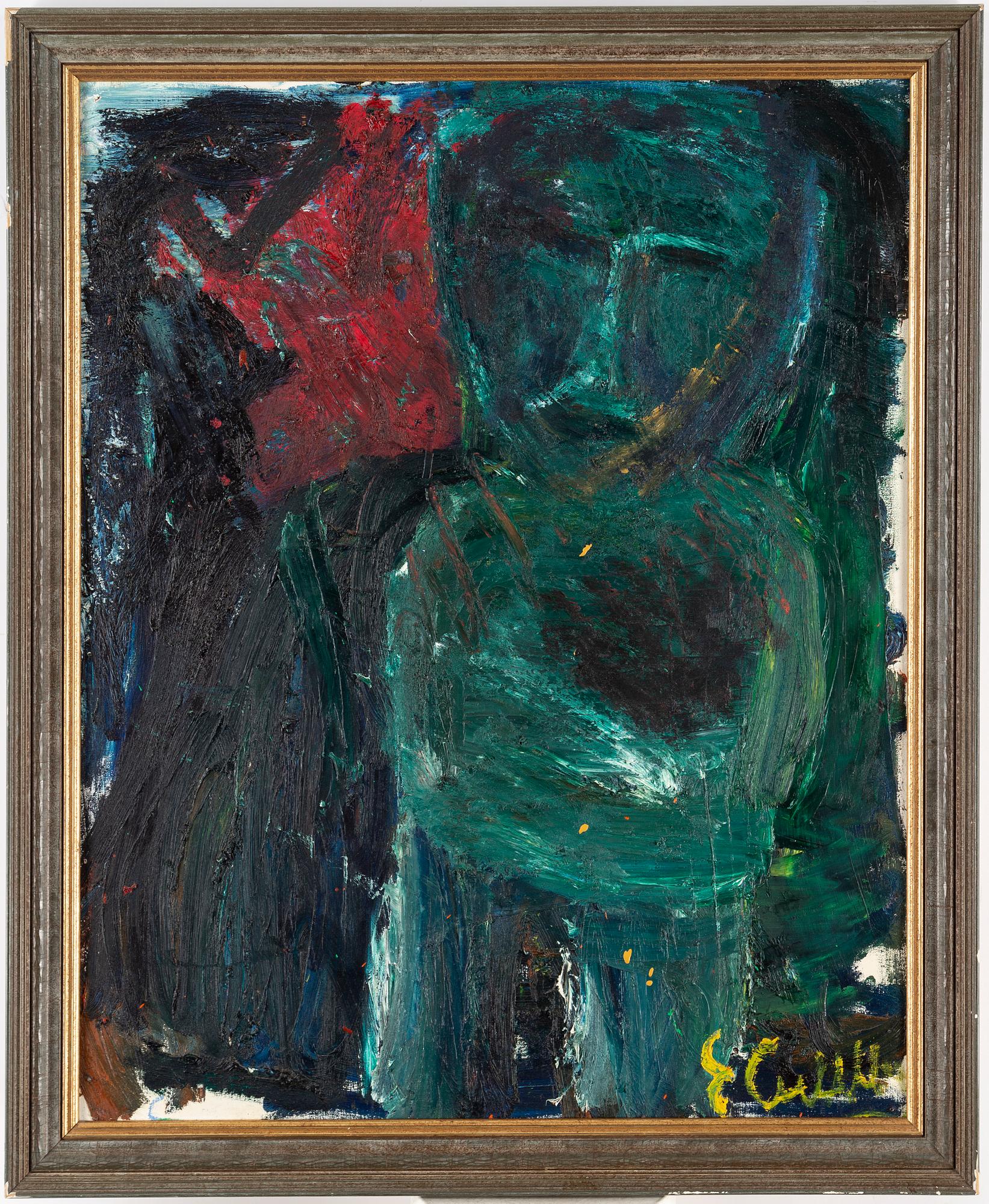 ERLAND CULLBERG, oil on panel, signed.