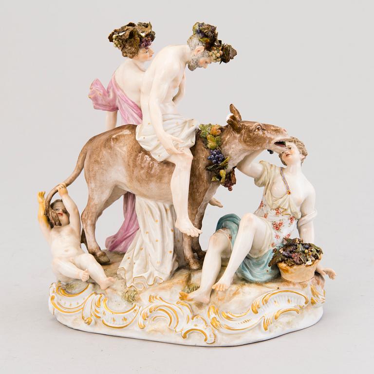 An Early 20th Century Meissen Porcelain Figurine.