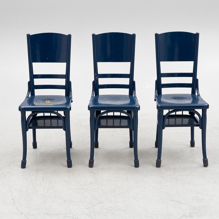 Gemla, three 'Telephone chairs', early 20th century.