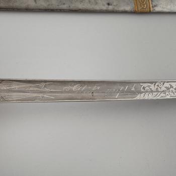 An officer's sword, Hungary/Austria, 19th/early 20th century.