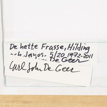 CARL JOHAN DE GEER, photograph signed and numbered 5/20 and dated 2011 on the back of the frame.