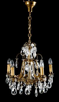 LJUSKRONA, rokokostil, 1900-talets första hälft. Höjd ca 45 cm.