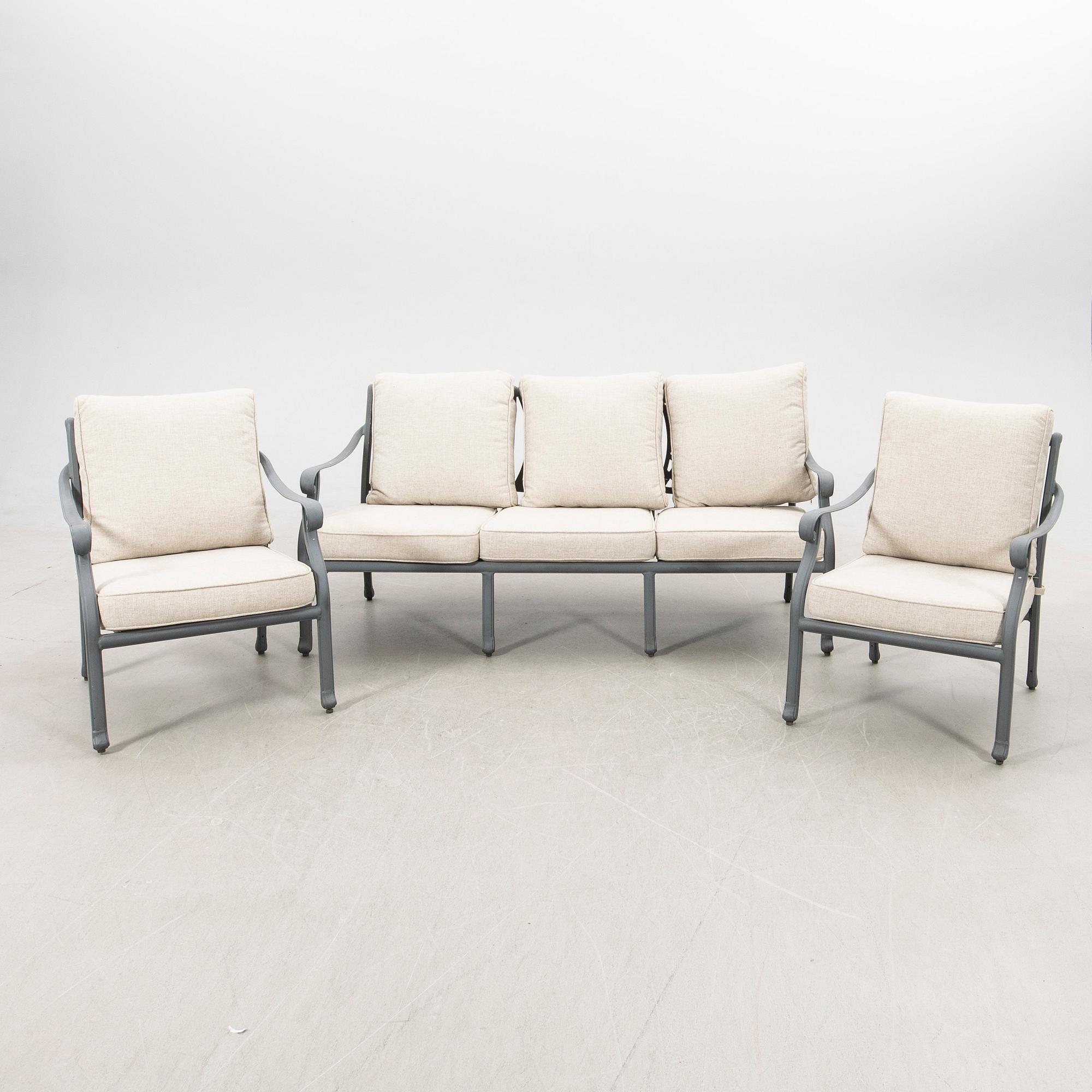 Sofa group, 4 pieces, "Arras", Brafab, 21st century.