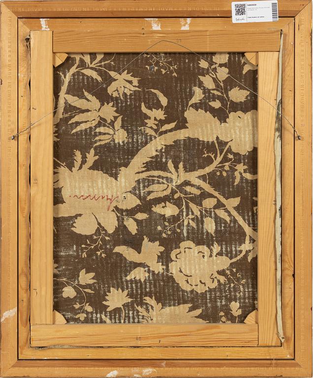 Helga Henschen, Girl with cat and an apple.