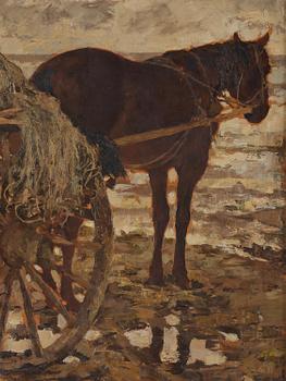 Lotte Laserstein, "Fischerkarren".