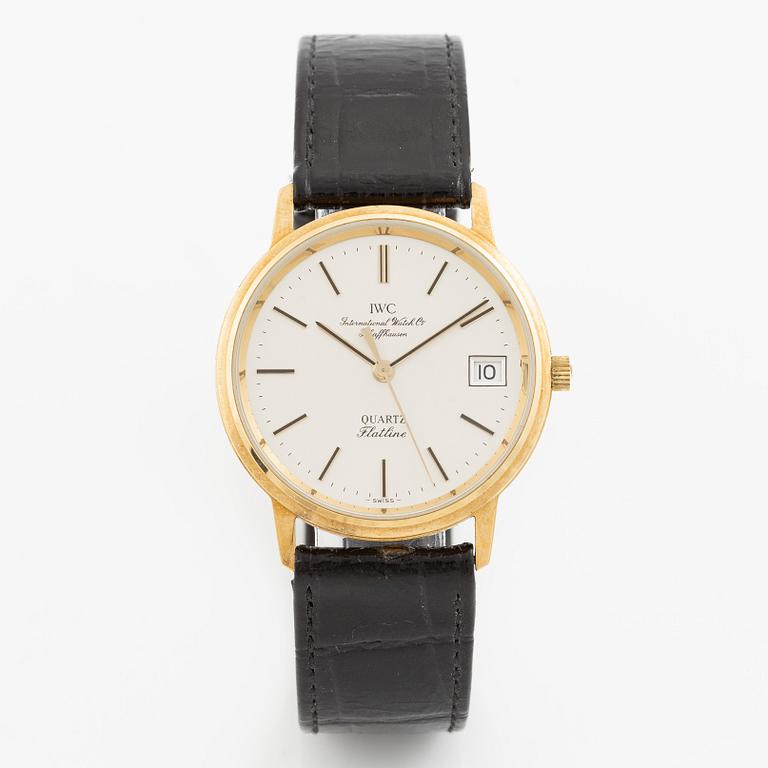 IWC, Flatline, wristwatch, 33 mm.