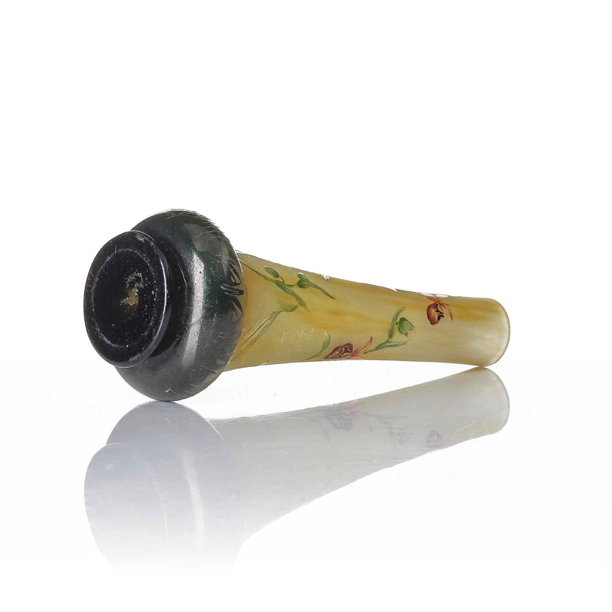 Daum Frères, an Art Nouveau cameo glass vase, Nancy, France.