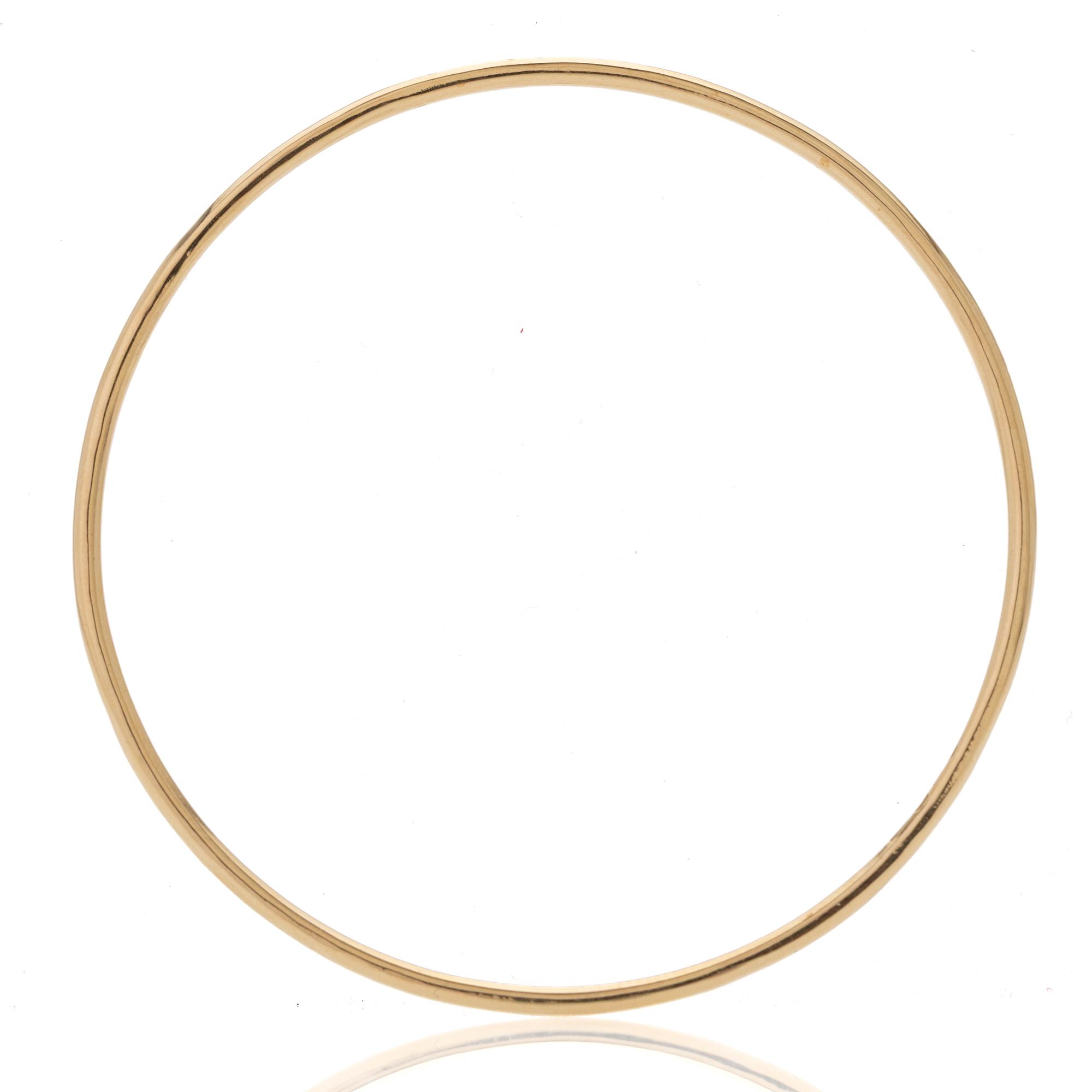 Johan Jobring, Stelt armband 18K guld, Halmstad 2023.