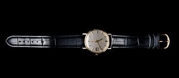 ARMBANDSUR, herr, Certina, guld. Box. 1900-talets slut.