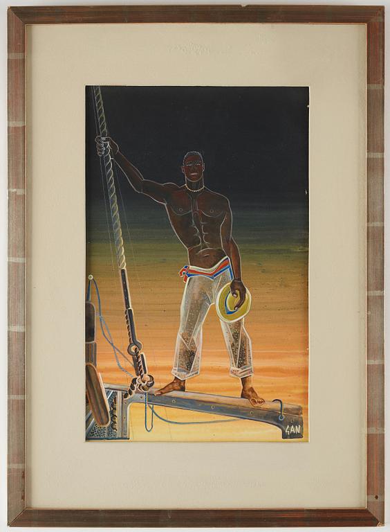 Gösta Adrian-Nilsson, Sjöman.