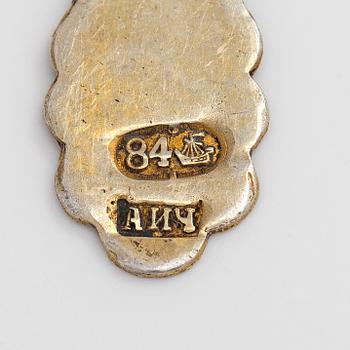 Pendants / crosses, 4 pcs, silver, enamel, Russia.