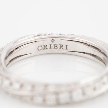 Ring, Crieri, 18K white gold with brilliant-cut diamonds.