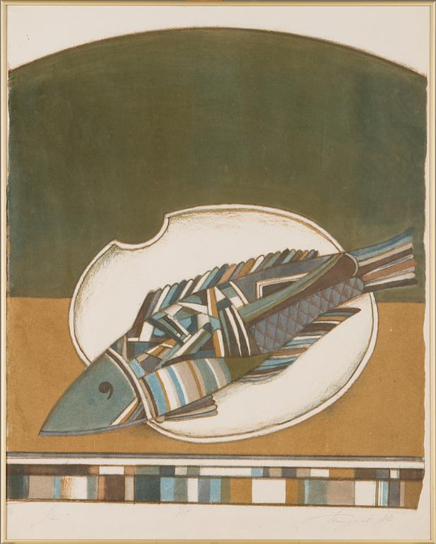 Andrei Gennadiev, litografia, signeerattu ja numeroitu 5/15.