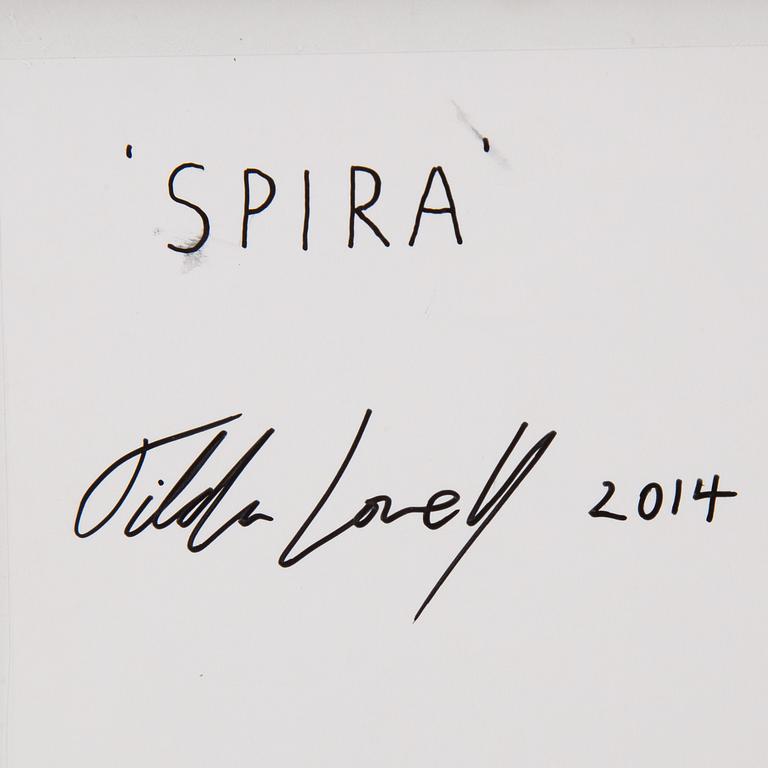 TILDA LOVELL, mixed media on paper, signed and dated 2014 on verso.