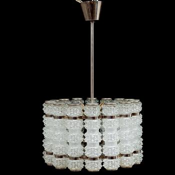 TAKLAMPA, etikettsmärkt konsthantverk Tyringe, h 60.