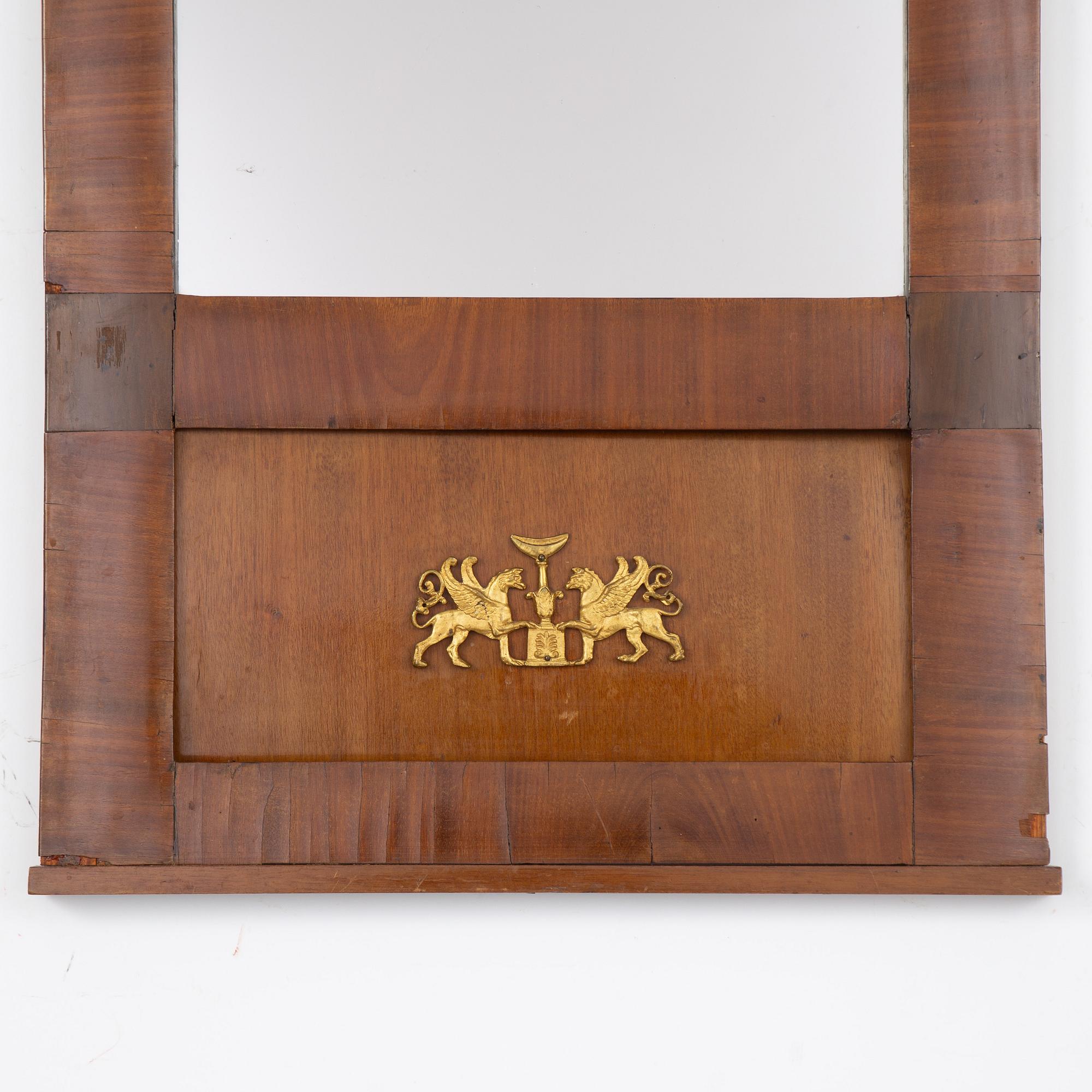 Mirror, Karl Johan, mid-19th century.