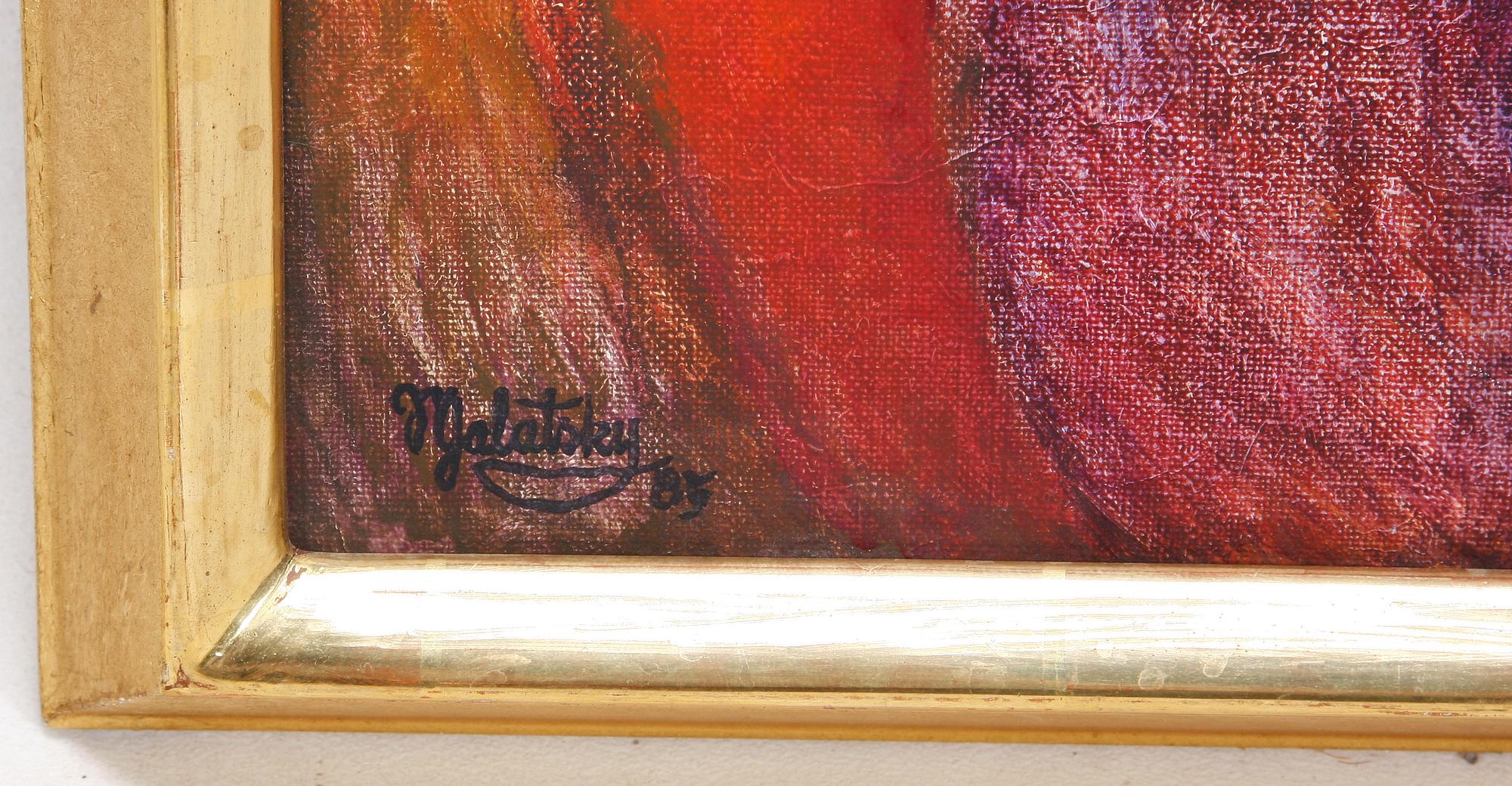 VLADIMIR GALATSKY, olja på duk. Sign.