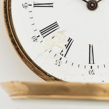 Pocket watch, 14K gold, 37 mm.