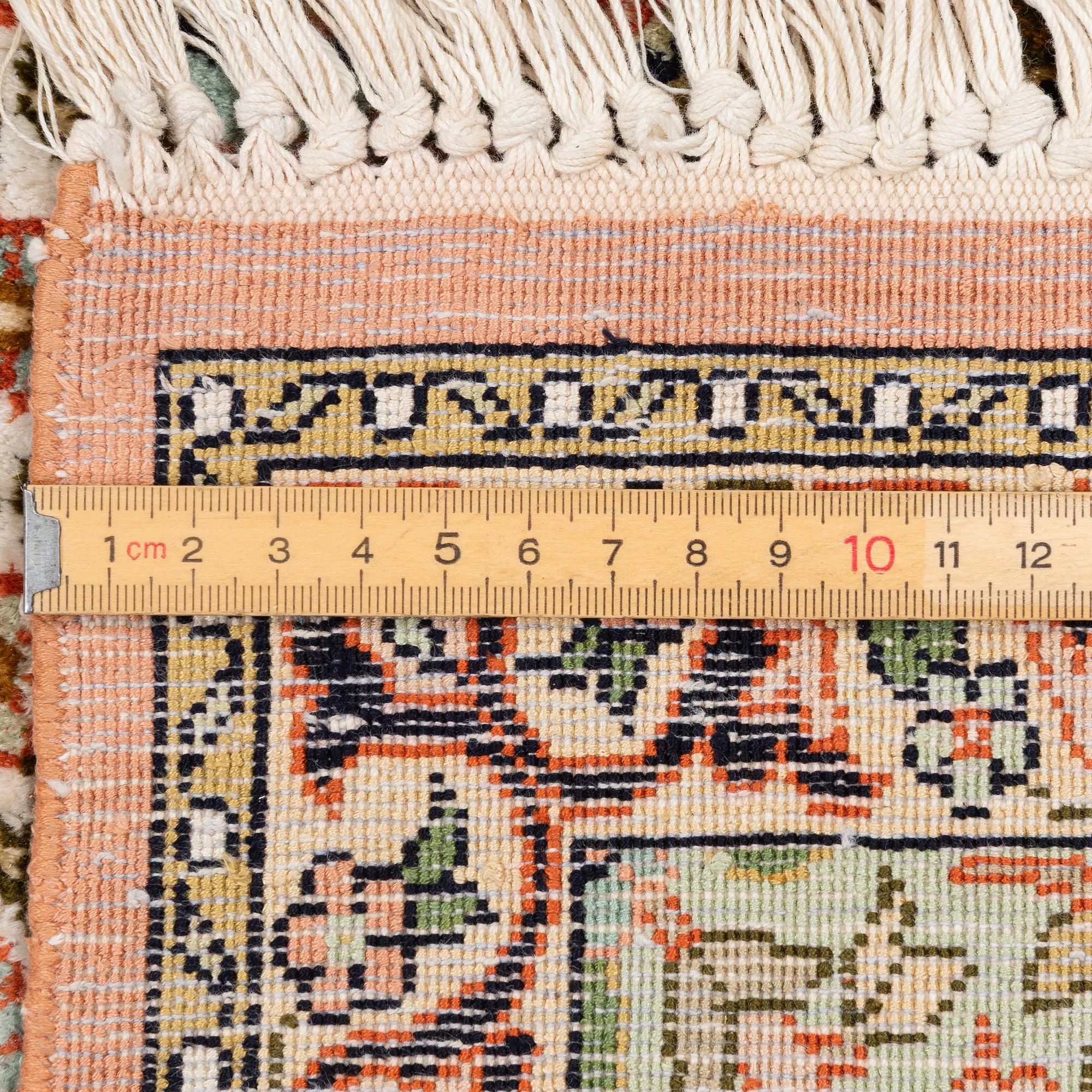 Rug, Kashmir, approx. 216 x 154 cm.
