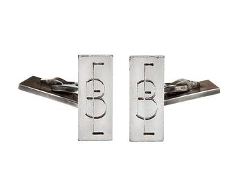 548. Wiwen Nilsson, A pair of Wiwen Nilsson sterling cuff-links, Lund 1963.