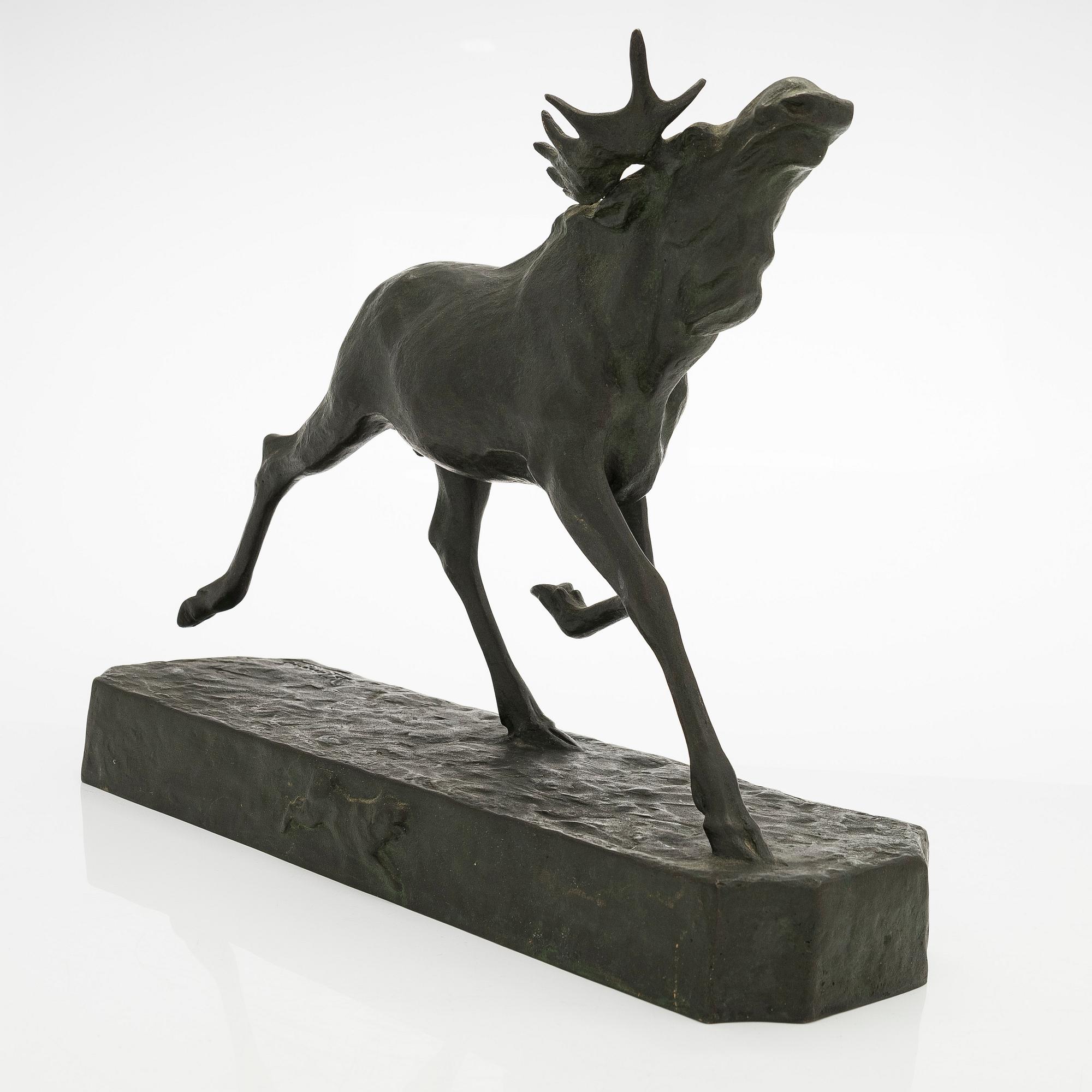 Eric Elenius, Springande älgtjur.