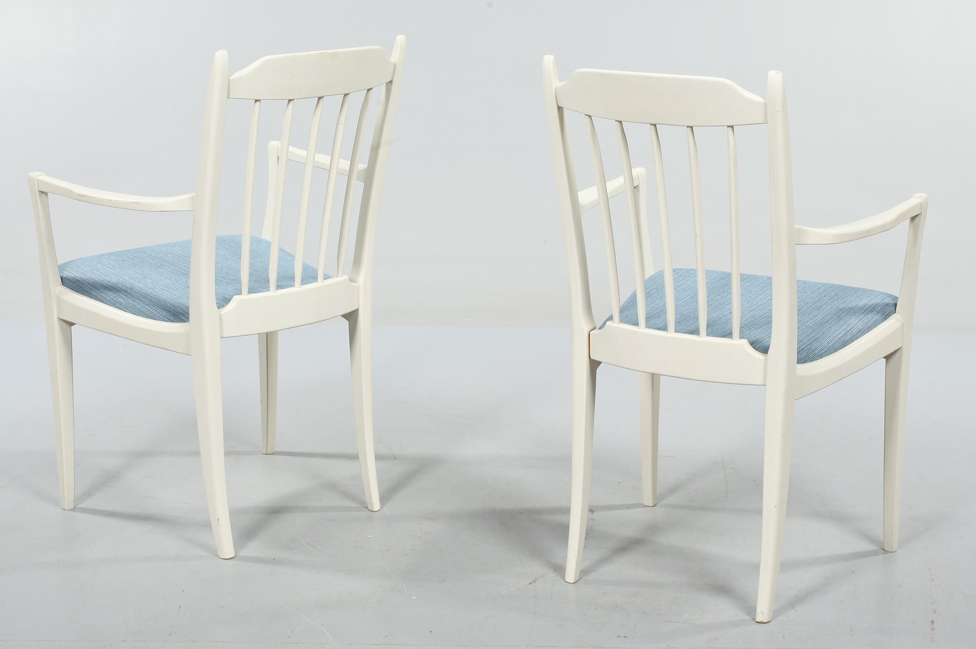 KARMSTOLAR, ett par, "Nya Guldheden", Carl Malmsten, 1900-talets andra hälft.