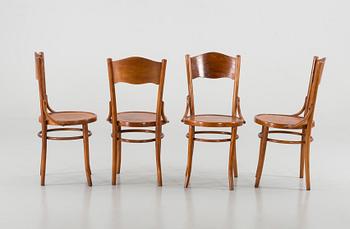 A SET OF 4 CHAIRS, early 20th century.