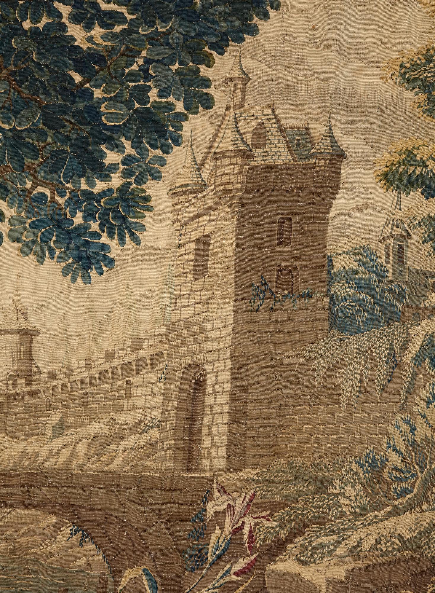 Vävd tapet, "Verdure", gobelängteknik, ca 236,5-238,5 x 290-294,5 cm, Manufacture Royale d'Aubusson,