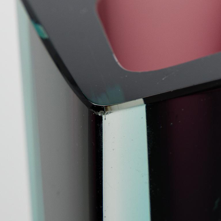 Kaj Franck, a 'Prisma' vase, signed K. Franck, Nuutajärvi Notsjö -59.