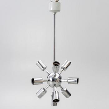 Ceiling lamp, Sputnik model 21416, probably Poland, second half of the 20th century.