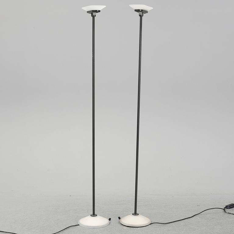 PERRY KING, SANTIAGO MIRANDA & GIANLUIGI ARNALD, a pair of 'Jill' floor lights, Arteluce, Italy.