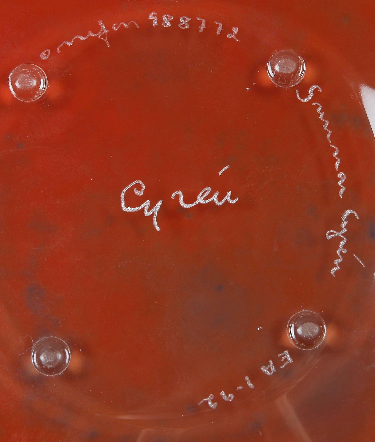 SKÅL, graal, Gunnar Cyrén, "Klockor", Orrefors 1992.