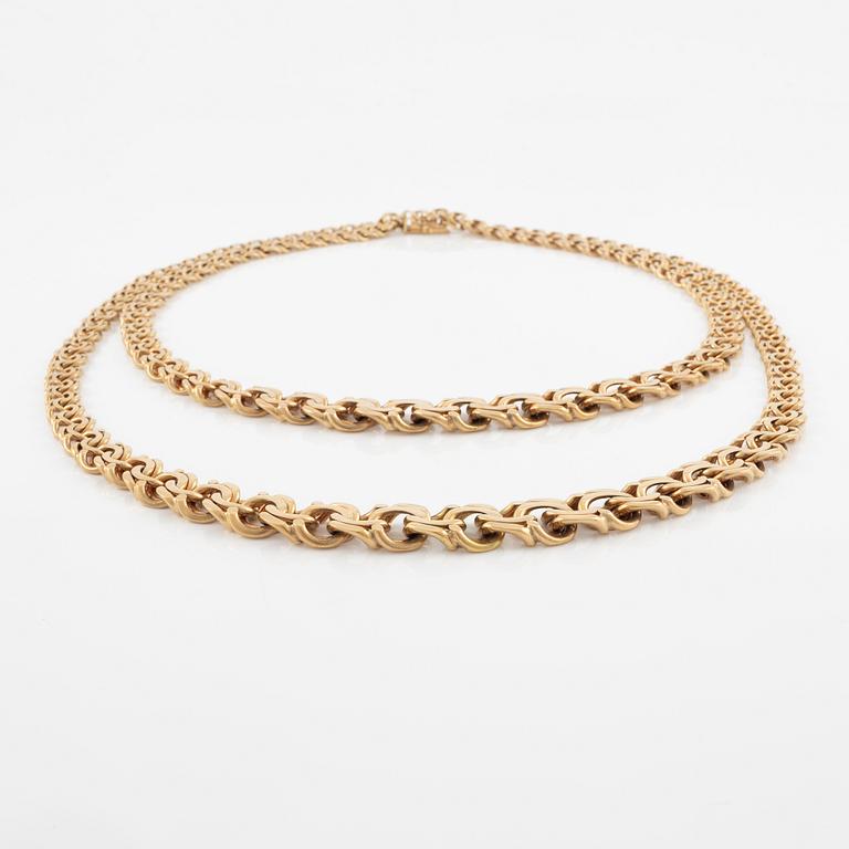 Necklace, 18K gold.